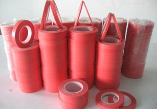 红色胶带 供应红色高温美纹纸胶卷价格